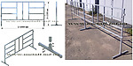Переносные ограждения. Мобильные ограждения. 